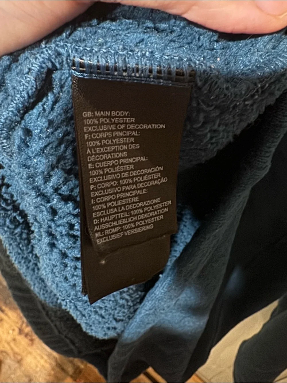 The North Face Men's Dark Blue 1/4-Zip Fleece Pullover